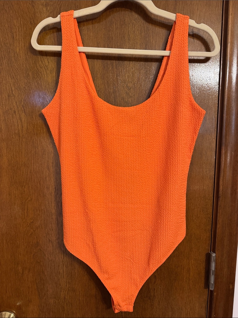 H&M Textured Coral Bodysuit